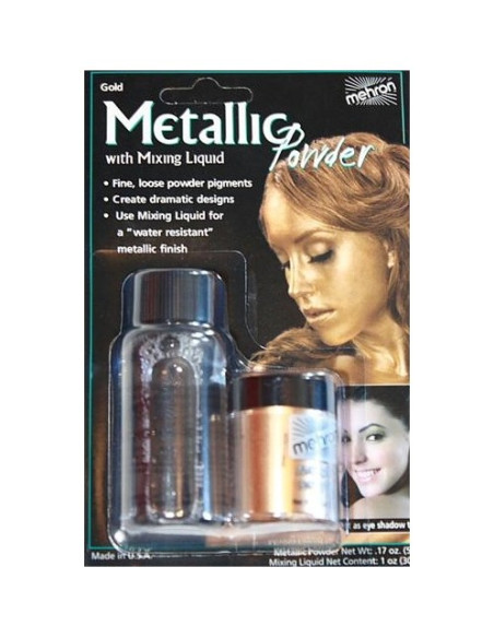 Mehron Metalic Powder Gold