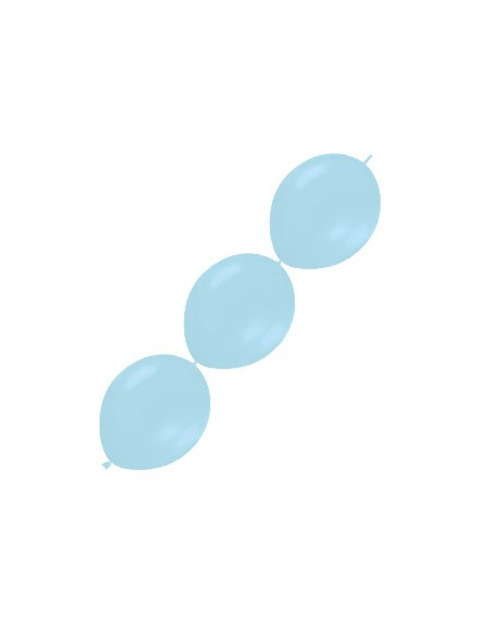 Doorknoop Ballon Fashion  Pastel Blue 038