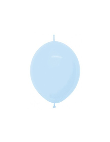 Doorknoop Ballon Fashion  Pastel Blue 038