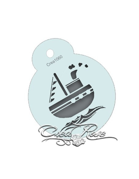 Schmink Sjabloon Stoomboot Crea1060