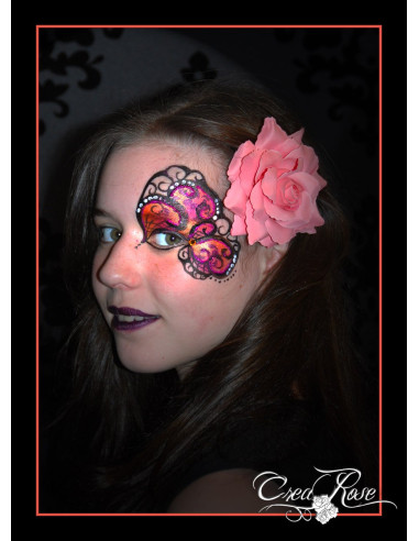  Mehron Schmink Brïllant Orange Eye designe  door CreaRose