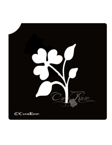 Glitter Tattoo Sjabloon Crea Bloem 30Z