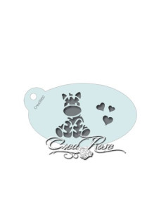 Schmink Sjabloon S Mini Cute Zebra CREA3060