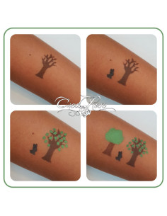 Schmink Sjabloon L Bomen CREA2045 2