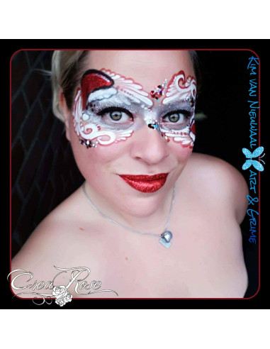 Schmink Sjabloon Kerstmuts Crea1064
