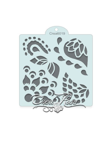 Crea Schmink Sjabloon XL Paisley CREA6019