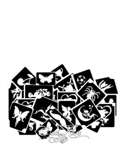 Glittertattoo Set Compleet Mix