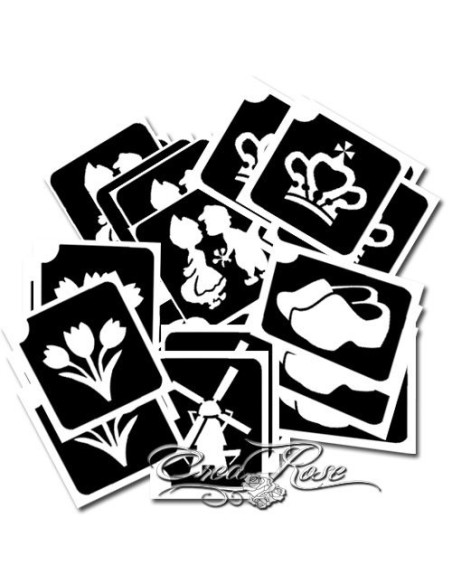 Glittertattoo Set Compleet Holland