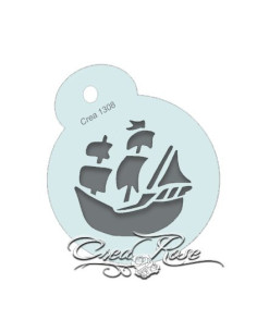 Schmink Sjabloon M Piratenschip CREA1308