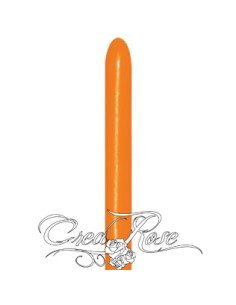 Oranje modelleer ballon met logo van crearose