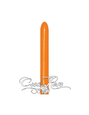 Oranje modelleer ballon met logo van crearose
