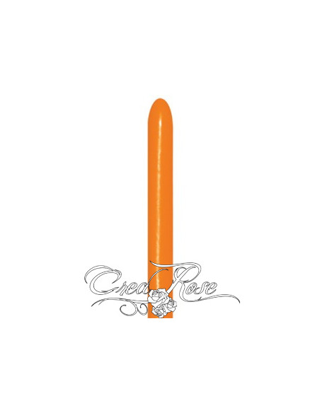 Oranje modelleer ballon met logo van crearose