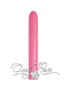 Roze modelleer ballon, verpakt met de nozzle omhoog